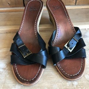 Vintage Christian Louboutin sandal wedge
